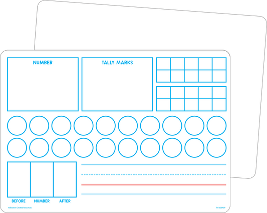 Double-Sided Learning Numbers 1–20 Dry-Erase Boards