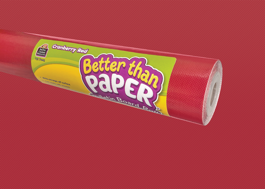 Cranberry Red Better Than Paper® Bulletin Board Roll