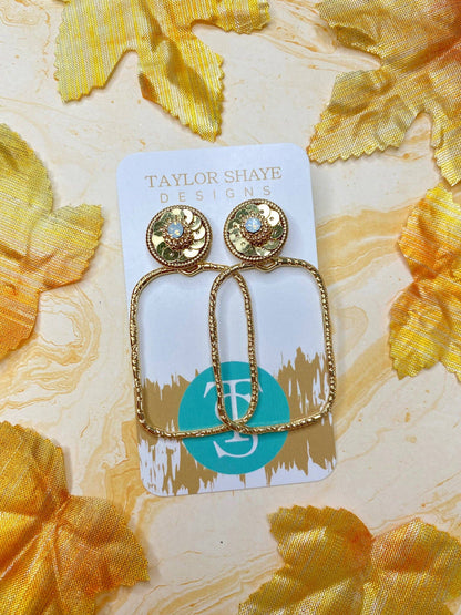 Ivy Sequin Hoops
