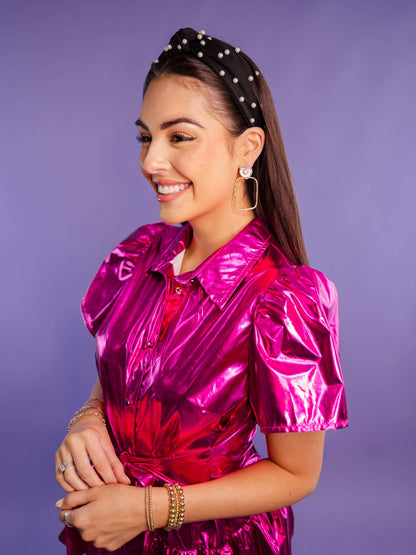 Ivy Sequin Hoops