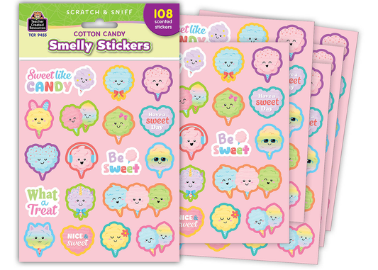 Cotton Candy Smelly Stickers