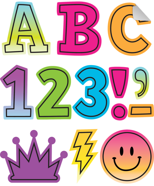 Brights 4Ever 2" Bold Block Self-Adhesive Letters Uppercase