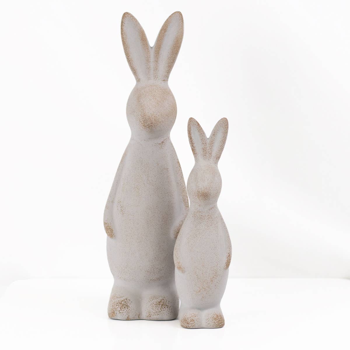 Aubrey Bunny Décor   Antique Gray   10"