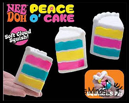 1 NeeDoh Piece of Cake- Ultra Squishy Relaxing Sensory Fidge