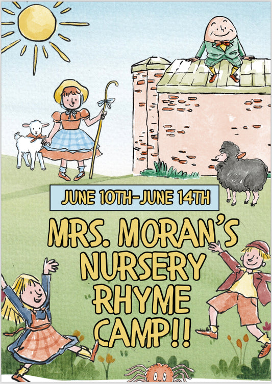 Mrs. Moran's Nursery Rhyme Camp - June 10th-June 14th