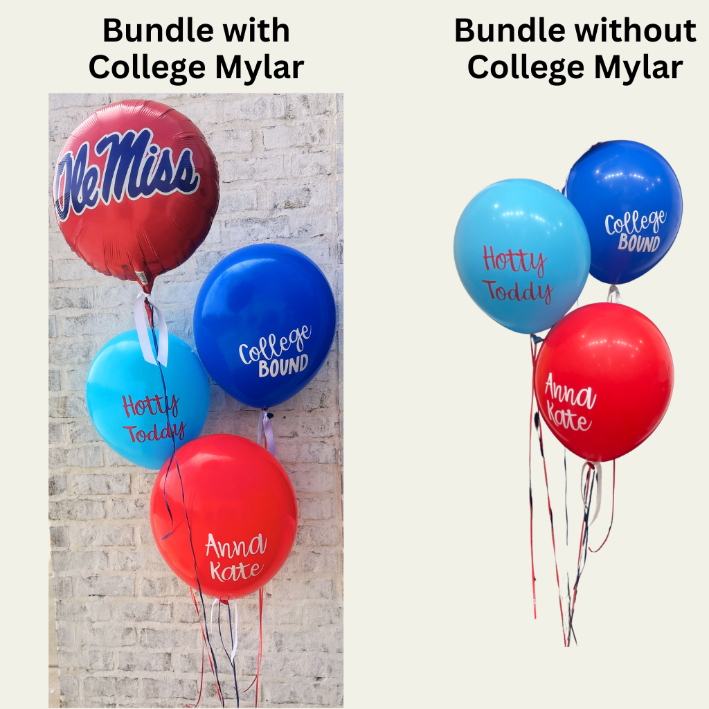 Custom College Bound Helium Bundle