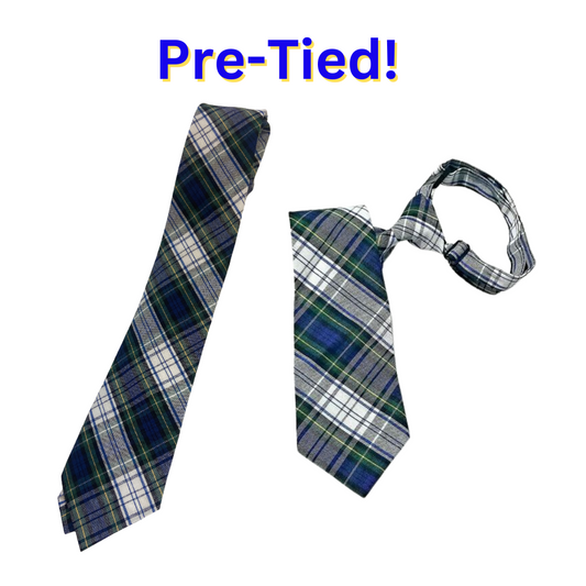 Resurrection Pre-Tied Plaid Tie