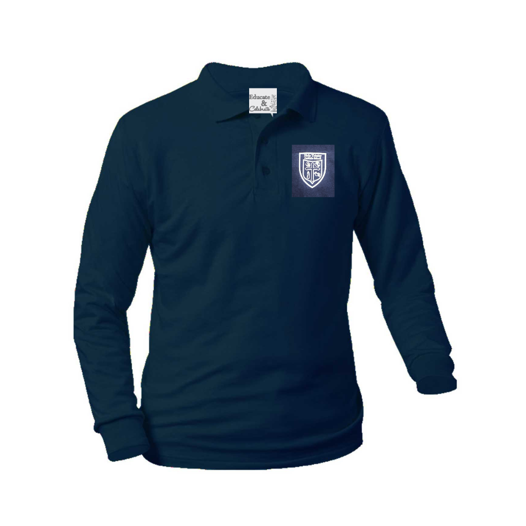 Holy Trinity Knit Long-Sleeve Polo