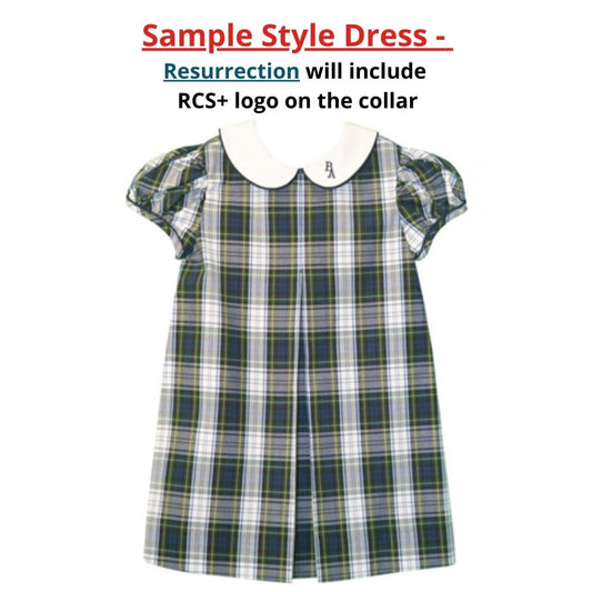 Resurrection Plaid Collar Dress