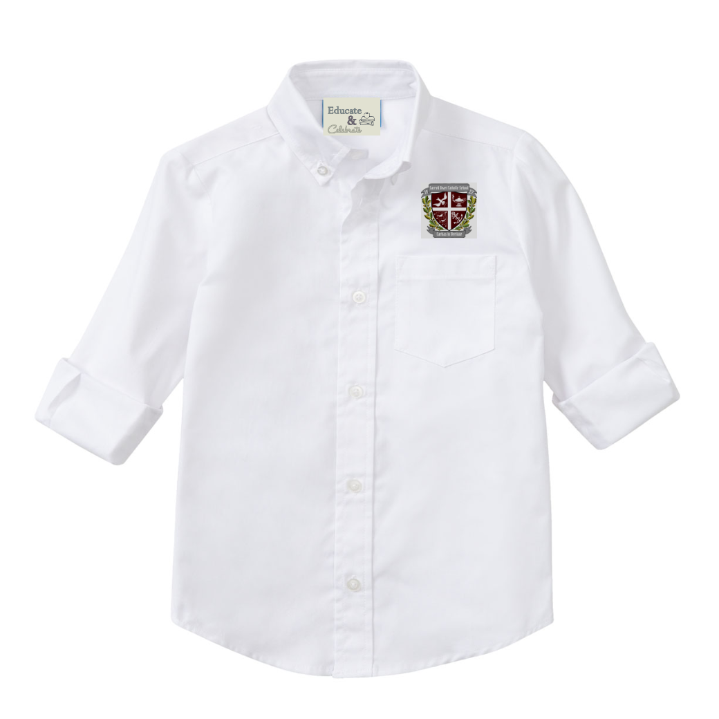 Sacred Heart Oxford Long Sleeve Shirt (Boys & Mens)
