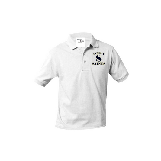 Nativity Knit Polo Short-Sleeve Shirt (Unisex)