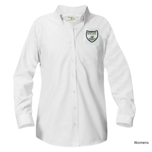 Resurrection Oxford Long Sleeve Shirt (Boys & Mens) - ELD EMB