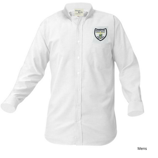 Resurrection Oxford Long Sleeve Shirt (Girls & Ladies) - ELD EMB