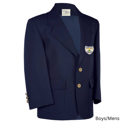 Boys/Mens Navy Blazer with Resurrection Patch