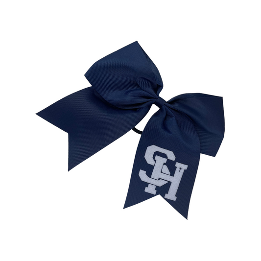 Sacred Heart Navy Logo Bow