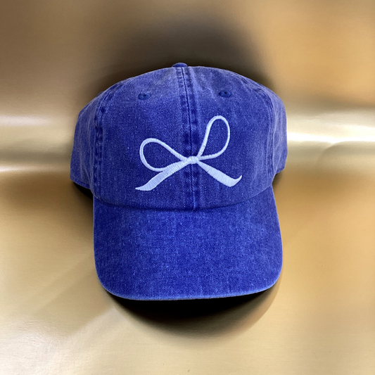 Blue Bow Hat