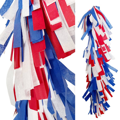 Fringed Tissue Balloon Tassel (Multicolored)