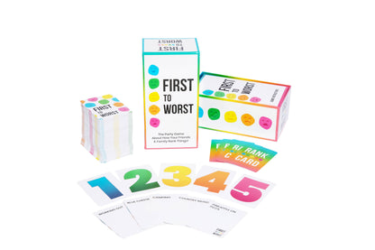 FIRST TO WORST: How Your Friends & Family Rank Things Game