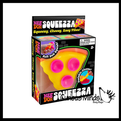 1 NeeDoh Pizza Squeezza - Ultra Squishy Relaxing Sensory