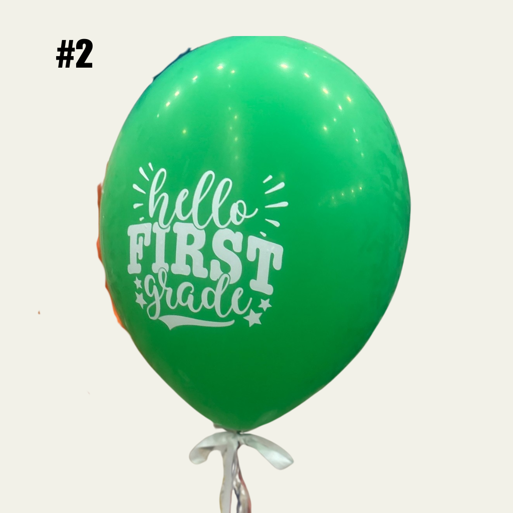 First Day of School Large Helium