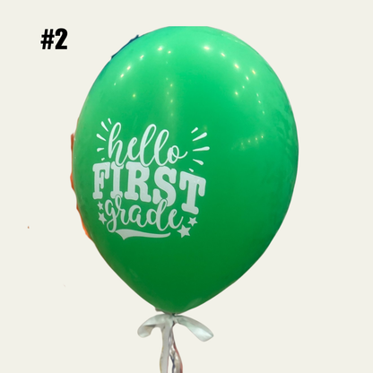 First Day of School Large Helium