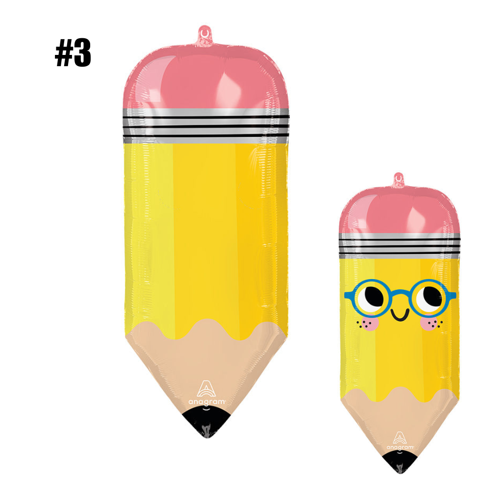 Back to School Mylar Helium Balloon Bundles