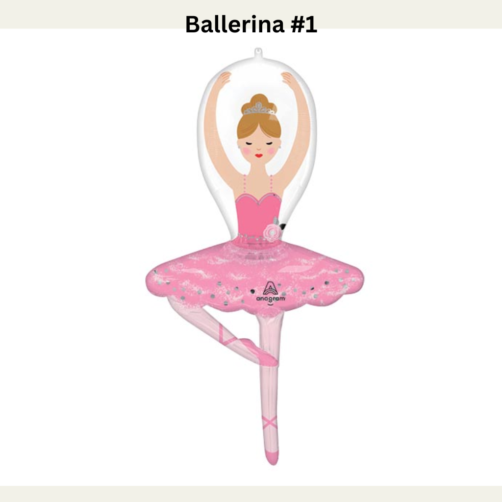 Dance Recital Jumbo Mylar Helium