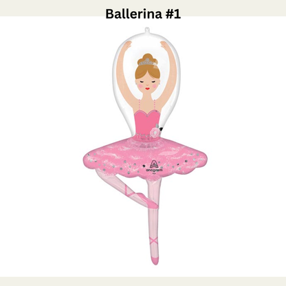 Dance Recital Jumbo Mylar Helium