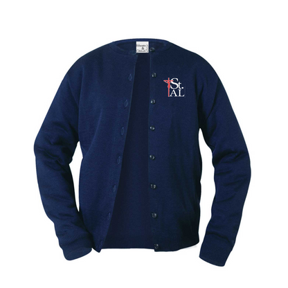 St. Alphonsus Cardigan Sweater (Girls) (New Logo)