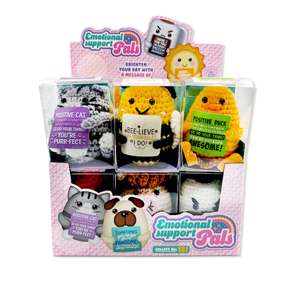 Emotional Support Crochet Plush Pals