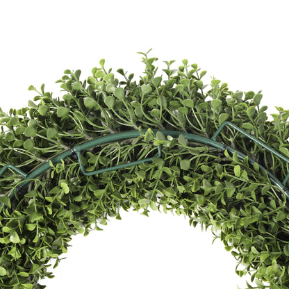 UV Boxwood Round Wreath 19 Inch