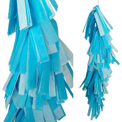 Fringed Tissue Balloon Tassel (Multicolored)
