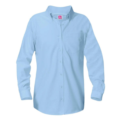 SPC SENIOR BLUE Oxford Long Sleeve Shirt MEN - Elderwear