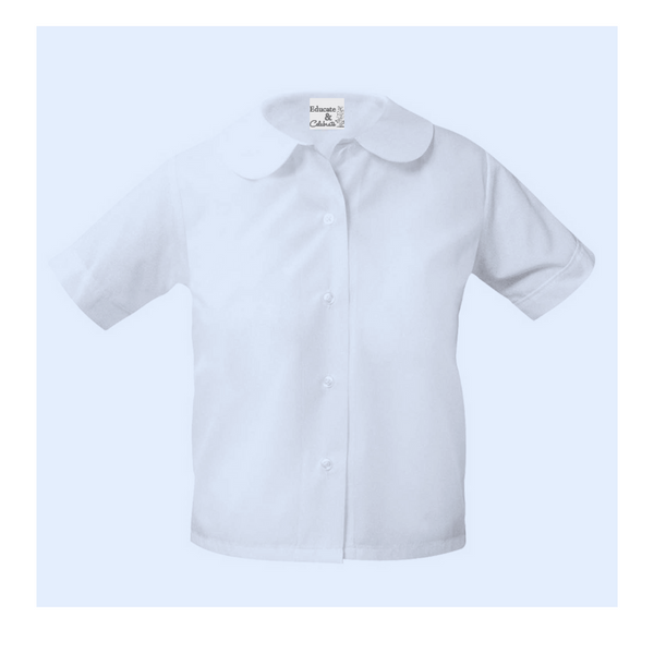 Resurrection Peter Pan Blouse Short Sleeve Shirt (Girls) - K12