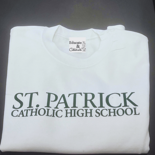 St. Patrick Text Logo Sweatshirt