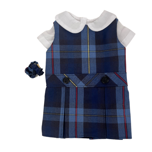 Dropped Waist Doll Jumper - Plaid 41