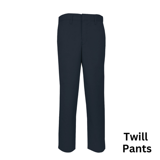 Twill Modern Fit Pants - Navy