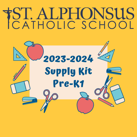 St. Alphonsus School Supply Kits '23-'24 - Pre-K1