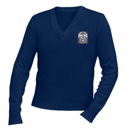 St. Alphonsus Jersey V-Neck Sweater (Unisex)