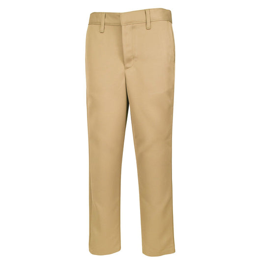 Performance Flat Front Modern Pants - Boy Slim - Khaki
